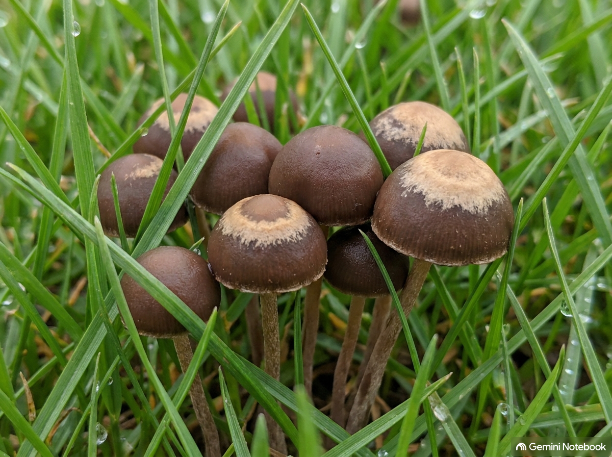 Lawn Mower's Mushroom (Panaeolina foenisecii)